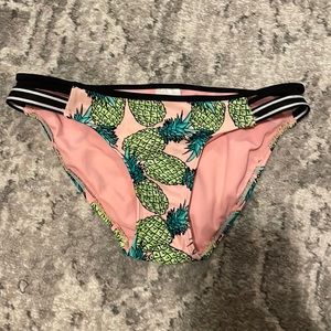 Multicolor Pineapple Bathing Suit Bottoms